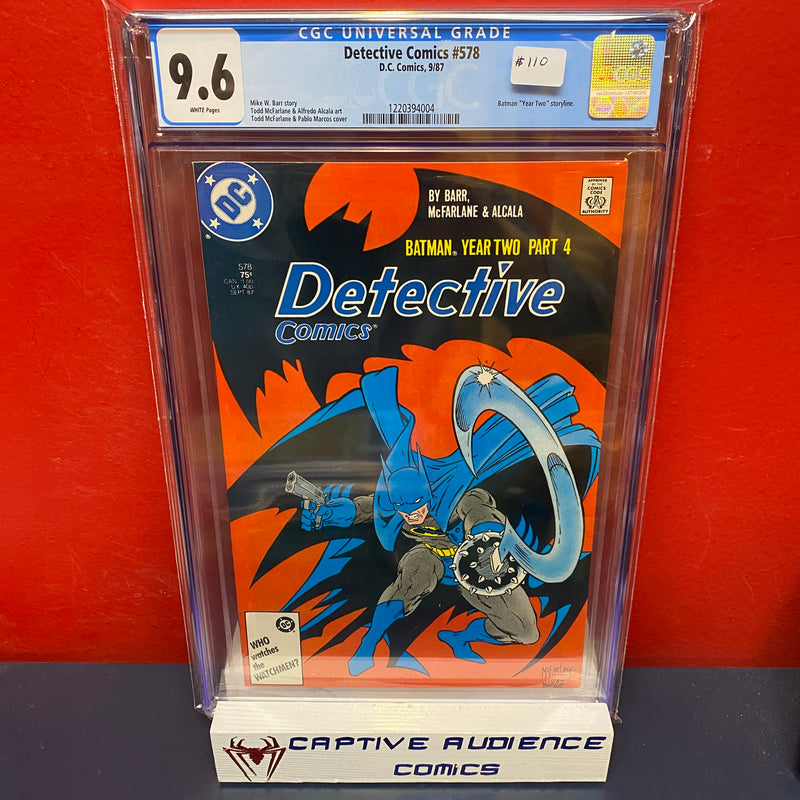 Detective Comics, Vol. 1 #578 - CGC 9.6