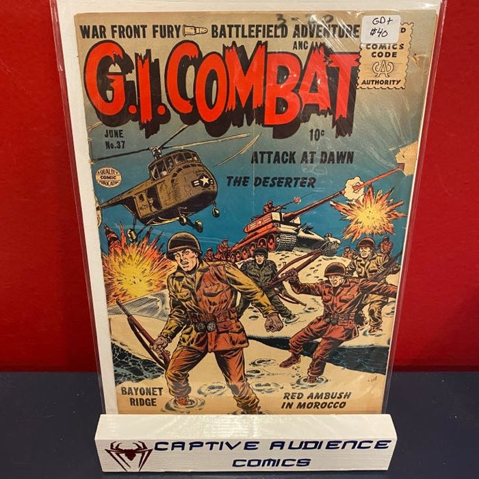 G.I. Combat, Vol. 1 #37 - GD+