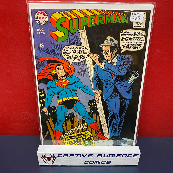 Superman, Vol. 1 #209 - FN/VF