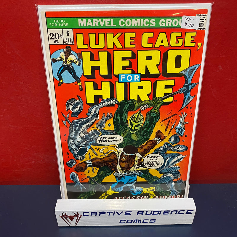 Hero For Hire #6 - VF-