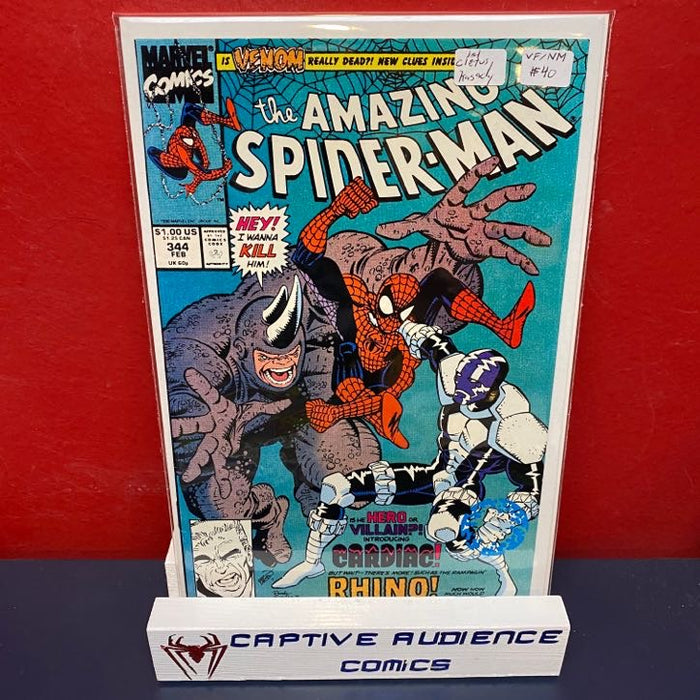 Amazing Spider-Man, The Vol. 1 #344 - 1st Cletus Kasady - VF/NM