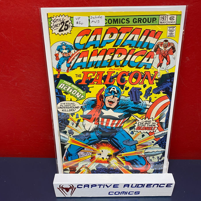 Captain America, Vol. 1 #197 - Includes MVS - VF