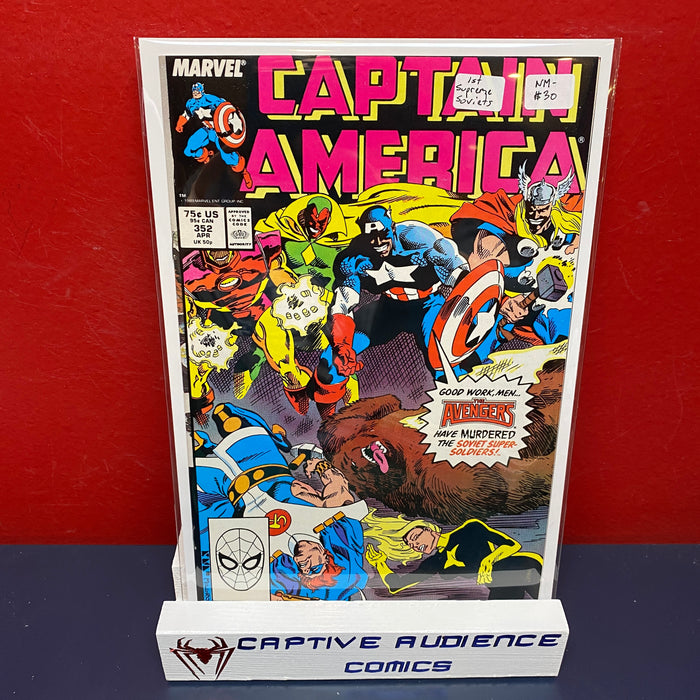 Captain America, Vol. 1 #352 - 1st Supreme Soviets - NM-