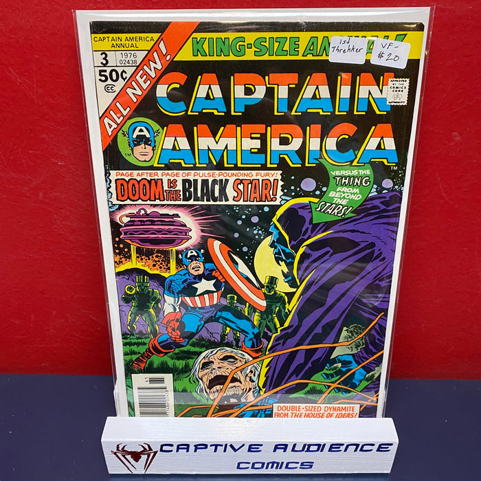 Captain America Annual #3 - 1st Threkker - VF-