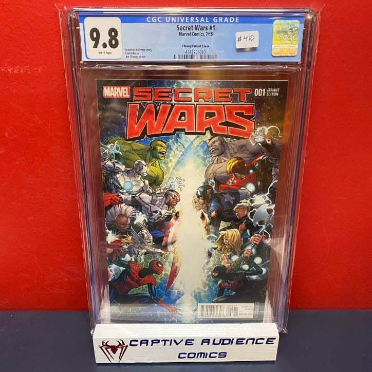Secret Wars #1 - Jim Cheung Variant - CGC 9.8