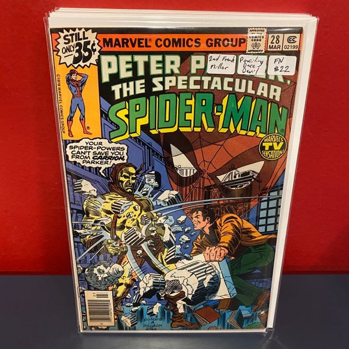 Spectacular Spider-Man, The Vol. 1 #28 - 2nd Frank Miller on Daredevil - FN