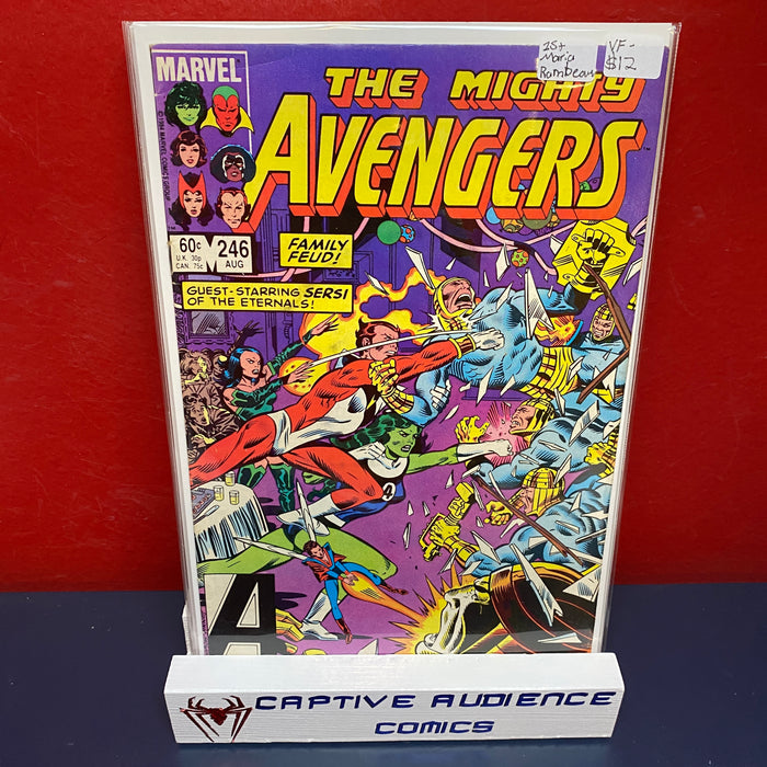 Avengers, The Vol. 1 #246 - 1st Maria Rambeau - VF-