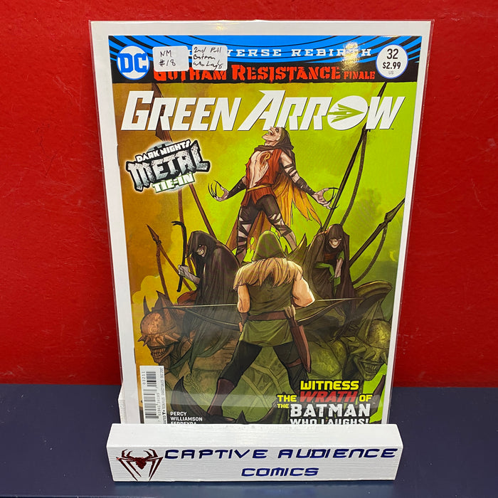 Green Arrow, Vol. 6 #32 - 2nd Full Batman Who Laughs - NM