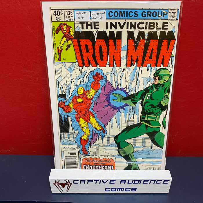 Iron Man, Vol. 1 #136 - Newsstand Variant - VF/NM