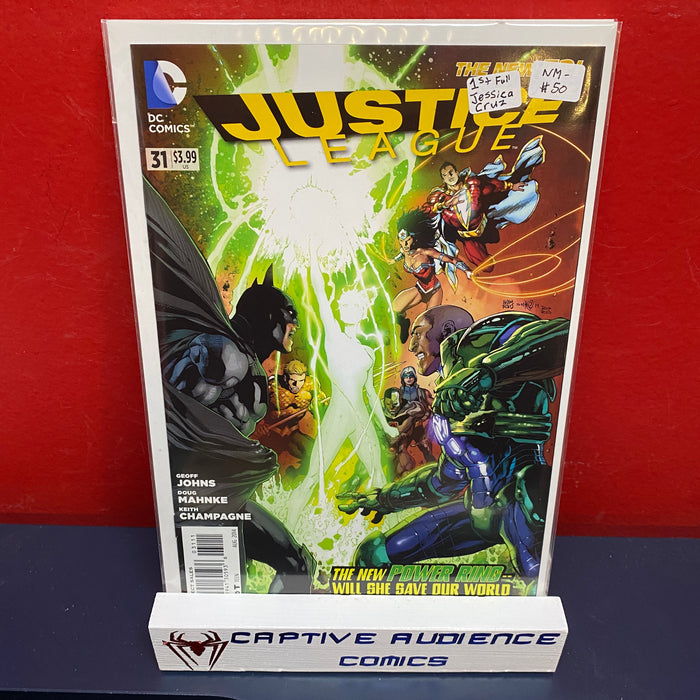 Justice League, Vol. 1 #31 - 1st Full Jessica Cruz - NM-
