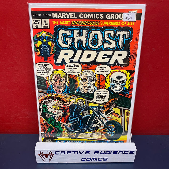 Ghost Rider, Vol. 1 #6 - FN+