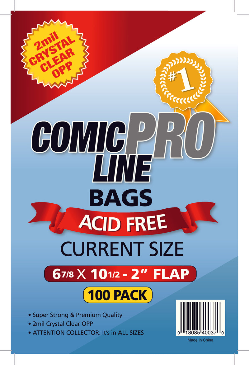 Current Bags X 100 - 2 mill OPP Archival Grade