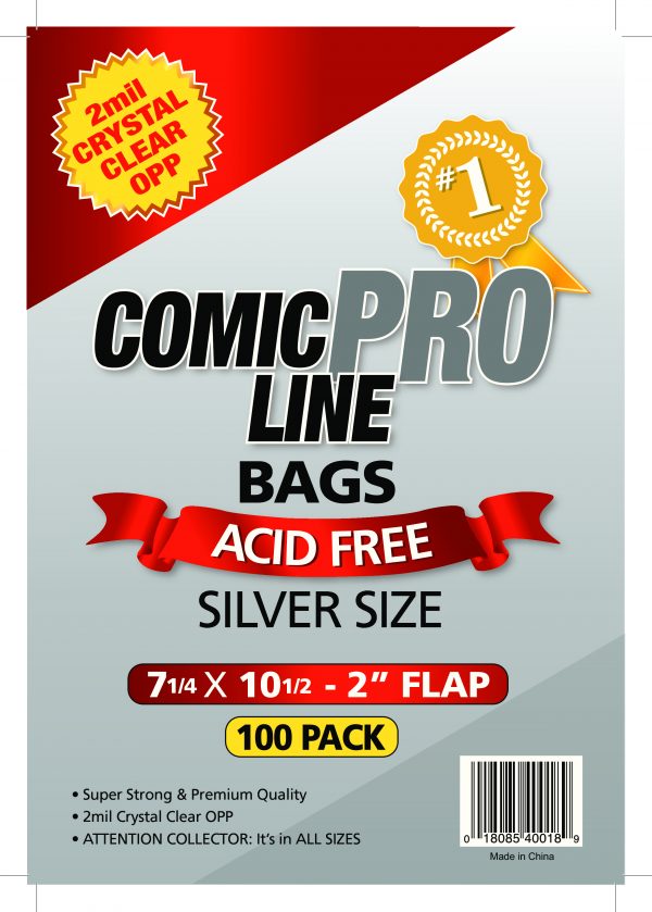 Silver Bags X 100 - 2 mill OPP Archival Grade