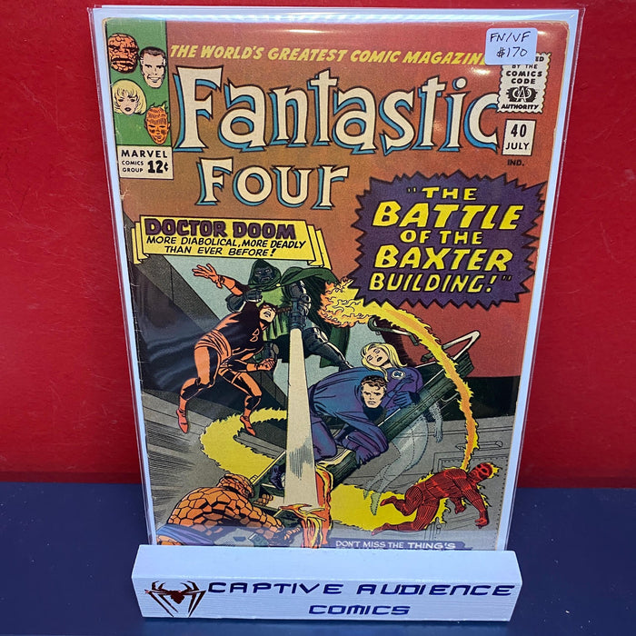 Fantastic Four, Vol. 1 #40 - FN/VF